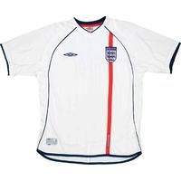 2001 03 england home shirt excellent xxl