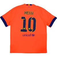 2014 15 barcelona away shirt messi 10 xl