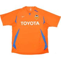 2007 08 valencia nike training shirt xxl