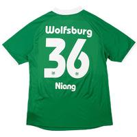 2007-08 Wolfsburg Player Issue Home Shirt Niang #33 XL