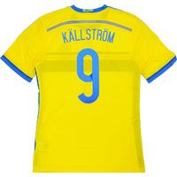 2014-15 Sweden Player Issue Adizero Home Shirt Källström #9 *w/Tags*