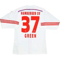 2014 15 hamburg player issue adizero home ls shirt green 37 wtags