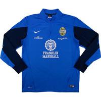 2014-15 Hellas Verona Player Worn 1/2 Zip Training Top (Very Good)