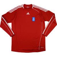 2010-11 Greece Player Issue Red GK Shirt *As New* L