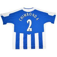 2005-06 Wigan Home Shirt Chimbonda #2 (Excellent) XXL