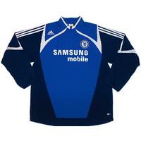 2007-08 Chelsea Adidas 1/2 Zip Training Windbreaker (Excellent) XXL