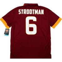 2014-15 Roma Home Shirt Strootman #6 *w/Tags*