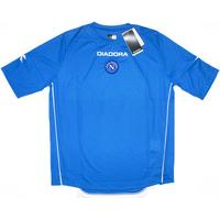 2006 07 napoli diadora training shirt wtags m