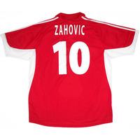 2001-02 Benfica Home Shirt Zahovic #10 (Excellent) XL