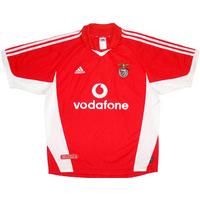 2001 02 benfica home shirt excellent xl