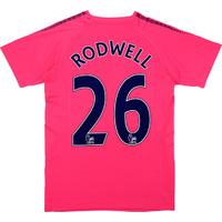 2010 11 everton away shirt rodwell 26 very good s