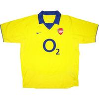 2003-05 Arsenal Away Shirt (Very Good) L.Boys