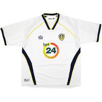 2006 07 leeds united home shirt excellent m