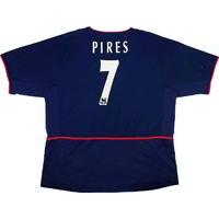 2002 04 arsenal away shirt pires 7 excellent xxl