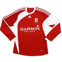 2009-10 Middlesbrough Home L/S Shirt (Good) S