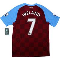 2011-12 Aston Villa Home Shirt Ireland #7 *w/Tags* M