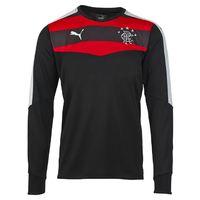 2015 2016 rangers puma away goalkeeper shirt black kids