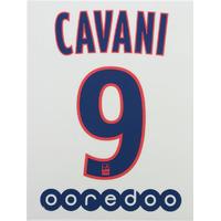 2015-16 Paris Saint-Germain Away Blue Name Set Cavani #9