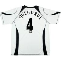 2006-07 Fulham Home Shirt Queudrue #4 (Excellent) L