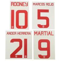 2015-16 Manchester United Away Junior Name Set