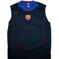 2004 05 barcelona nike training vest excellent m