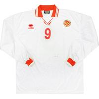 2001 Malta Match Issue Away L/S Shirt #9