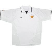 2002-03 Valencia Home Shirt (Very Good) S