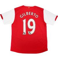 2007-08 Arsenal Home Shirt Gilberto #19 *w/Tags* XL