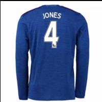 2016 17 man united away long sleeve shirt jones 4 kids