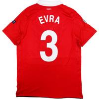 2010-11 Manchester United Match Issue CL Home Shirt Evra #3