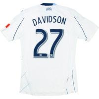 2013 Vancouver Whitecaps Match Issue Signed Home Shirt Davidson #27