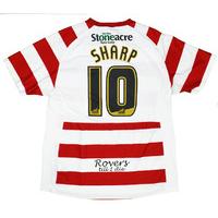 2010-11 Doncaster Rovers Home Shirt Sharp #10 (Very Good) XL