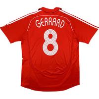 2006-07 Liverpool Player Issue CL Home Shirt Gerrard #8 (Excellent) XL