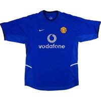 2002 03 manchester united third shirt excellent xxl
