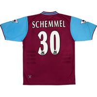 2001-03 West Ham Match Issue Home Shirt Schemmel #30