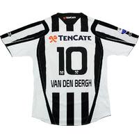 2008 09 heracles almelo match worn home shirt van den bergh 10 v psv
