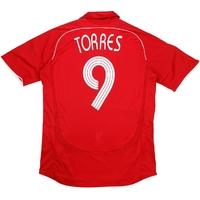 2007-08 Liverpool CL Home Shirt Torres #9 (Excellent) M