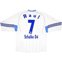 2011-12 Schalke Player Issue Away L/S Shirt Raul #7 *w/Tags* L