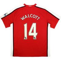 2008 10 arsenal home shirt walcott 14 very good xl