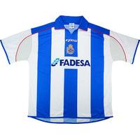 2001 02 deportivo home shirt very good xl