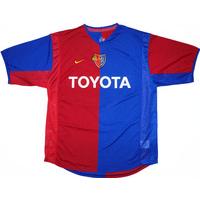 2002 04 fc basel home shirt very good s