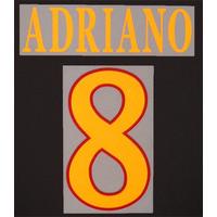 2009-11 Roma Third Name Set Adriano #8