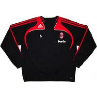 2008-09 AC Milan Player Issue Training Sweat Top (Dida) XL/XXL