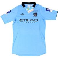 2013 Manchester City FA Cup Final Home Shirt *w/Tags* BOYS