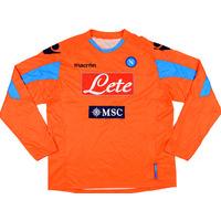 2011-12 Napoli Player Issue Orange GK Shirt *As New*