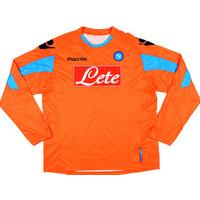 2011-12 Napoli Player Issue Orange GK Shirt *As New*