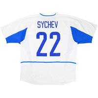 2002-04 Russia Home Shirt Sychev #22 XL