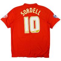 2013-14 Charlton Player Issue Home Shirt Sordell #10 L