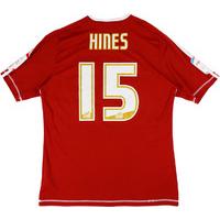 2012-13 Middlesbrough Match Worn Home Shirt Hines #15 (v Chelsea)