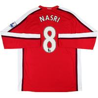 2008-10 Arsenal Home L/S Shirt Nasri #8 XL